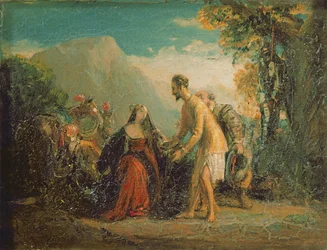 Don Quijote und Dorothea aus Cervantes